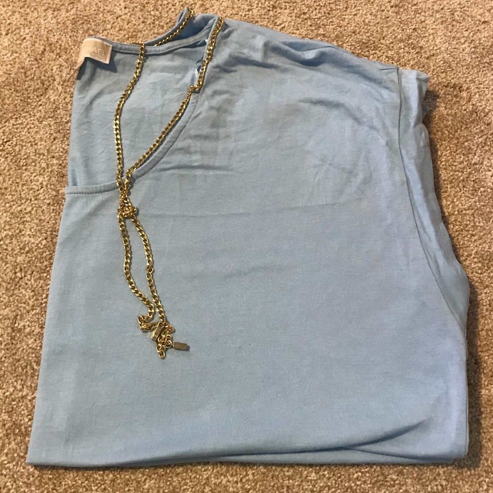 Michael Kors T with attached necklace